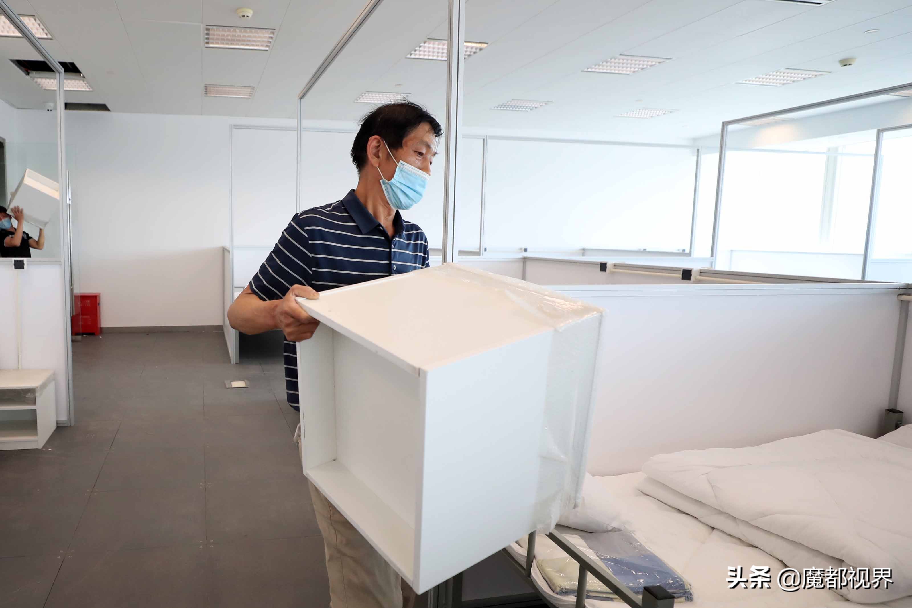 探营广州在建方舱医院,探营广州市在建方舱医院