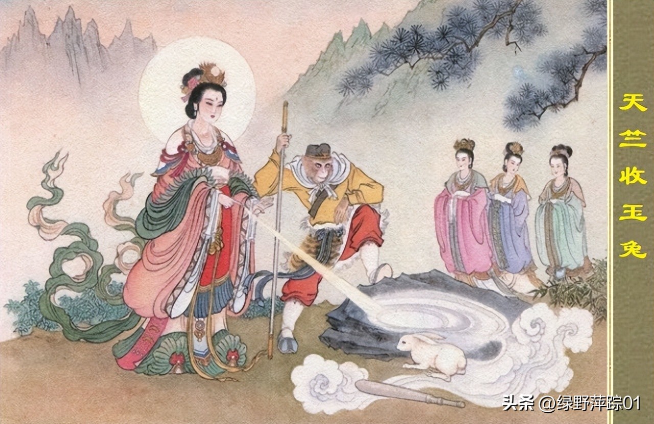 西游记之天竺国：太阴星君收玉兔，布金禅寺寓意大明将终？