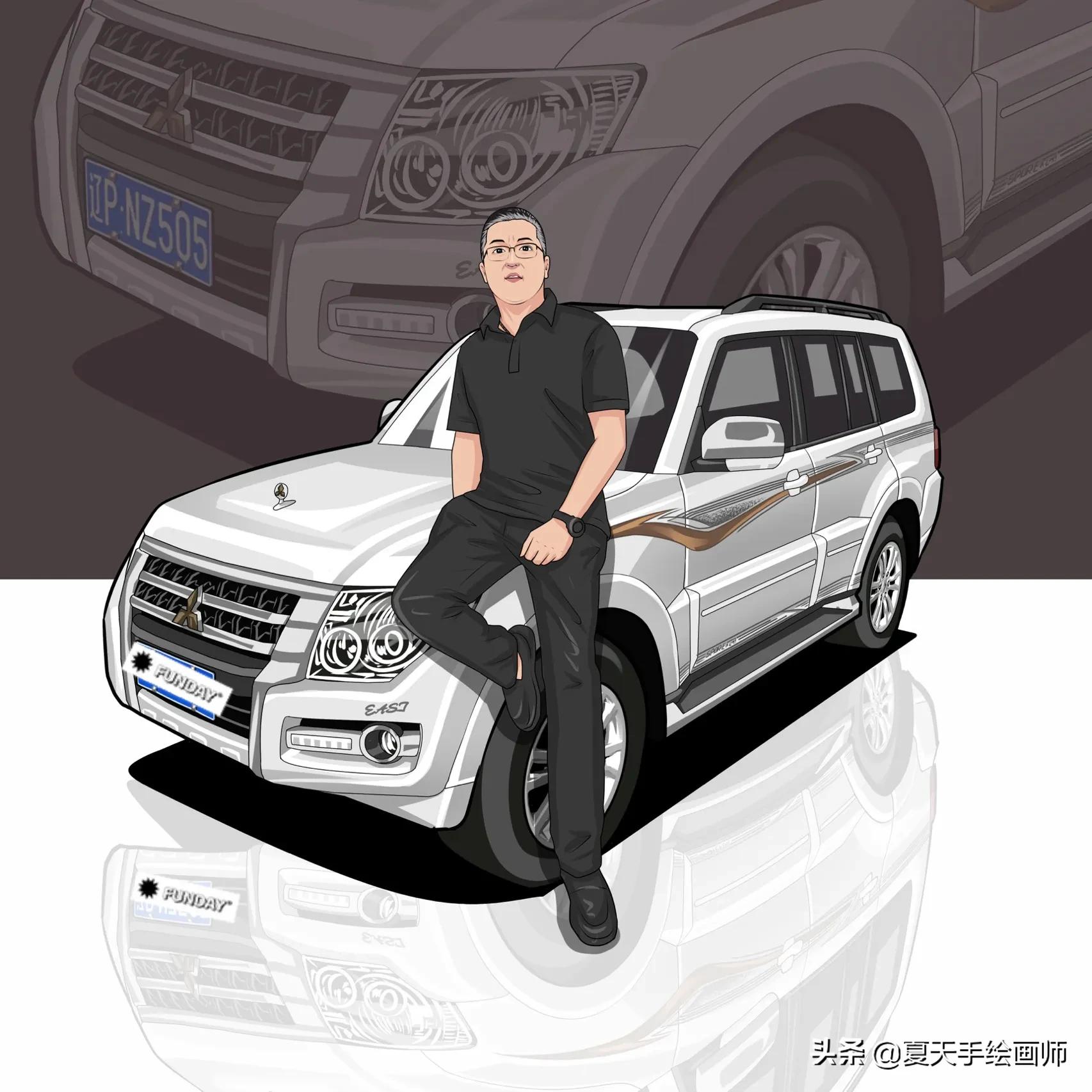 车漫画头像,车漫画头像教程