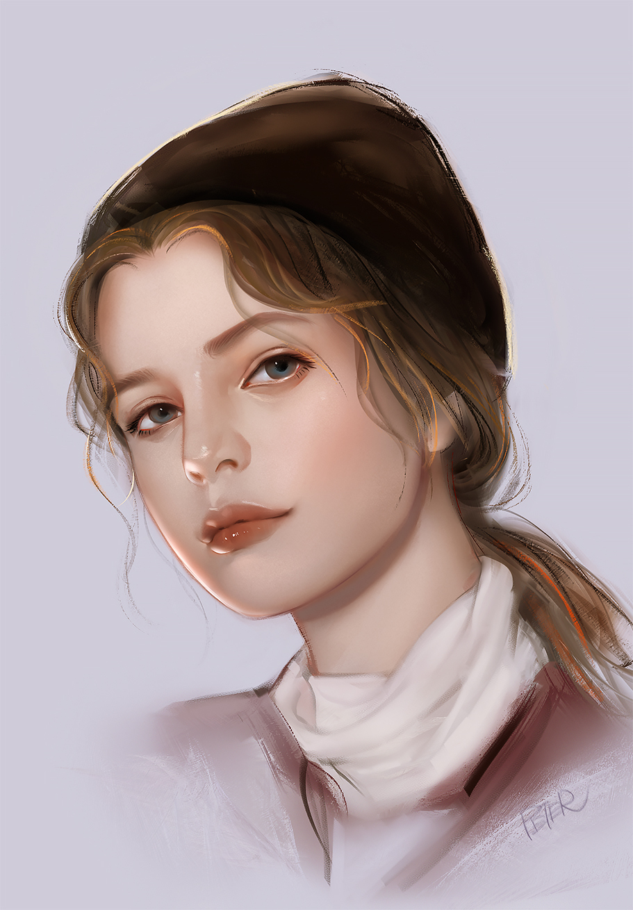 简单头像高级简约手绘清新意境,简洁个性头像手绘好看