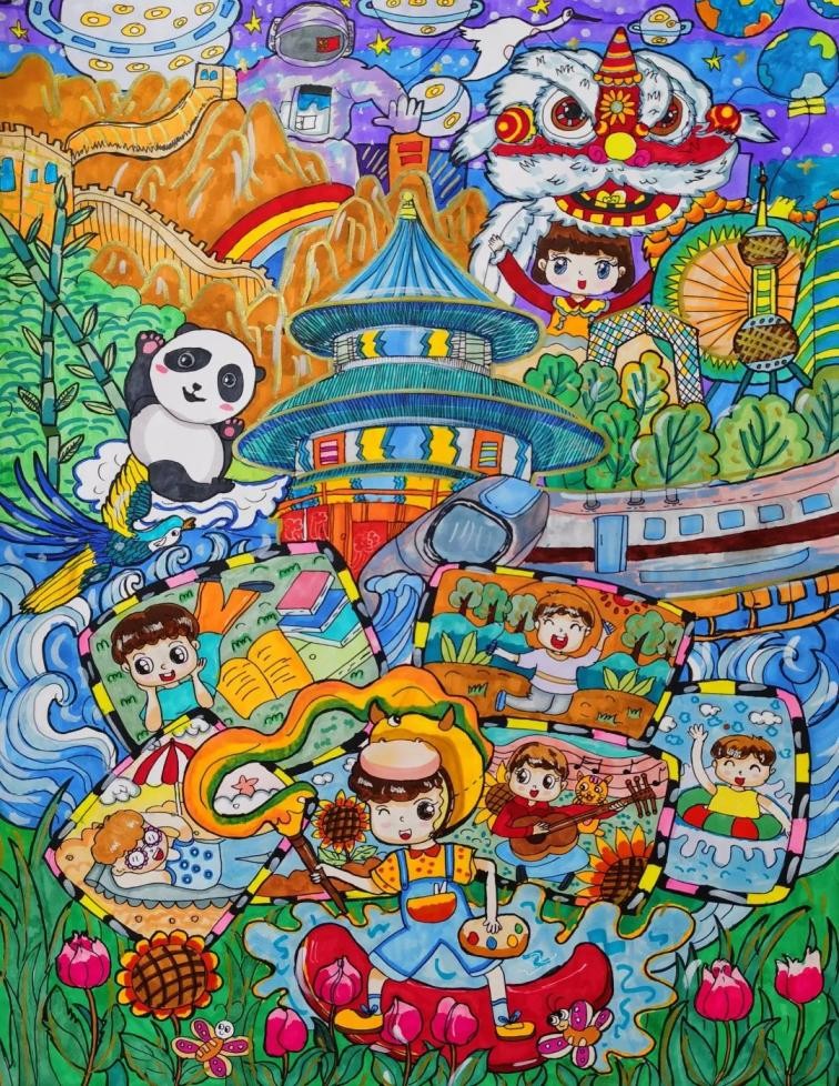 五小优秀成果展,西安草滩经开五小