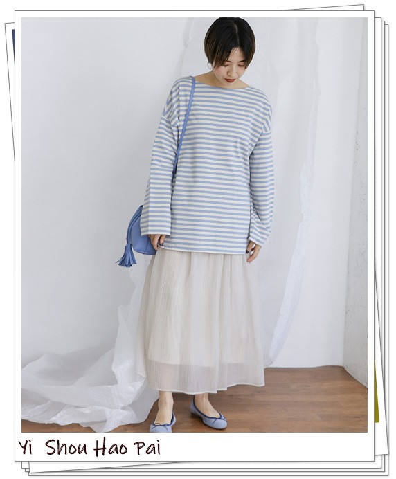 灰色半身裙如何穿搭图片,灰色半身裙高级感穿搭