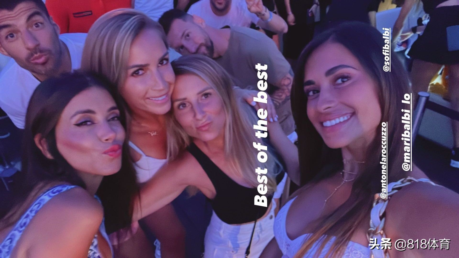 球王!梅西伊比萨岛蹦迪偶遇里贝里,刀疤脸拽着梅老板胳膊主动搭讪