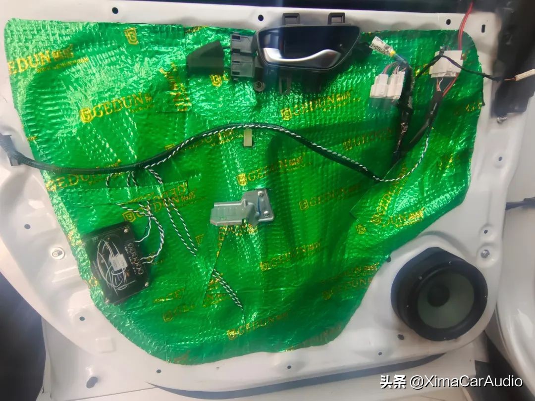 洪山本田urv汽车音响改装隔音降噪,本田urv音响三分频改装
