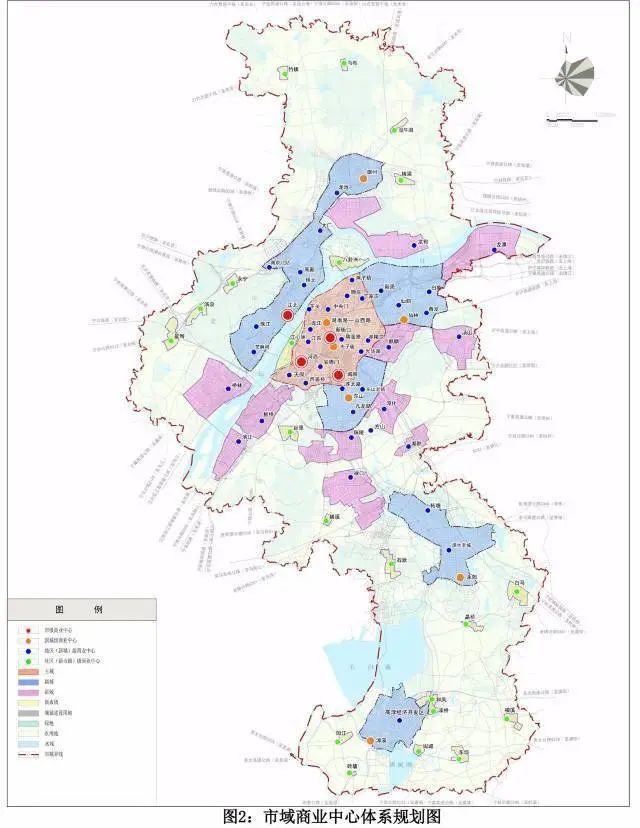 南京四大市级商业中心,南京市各区商业中心