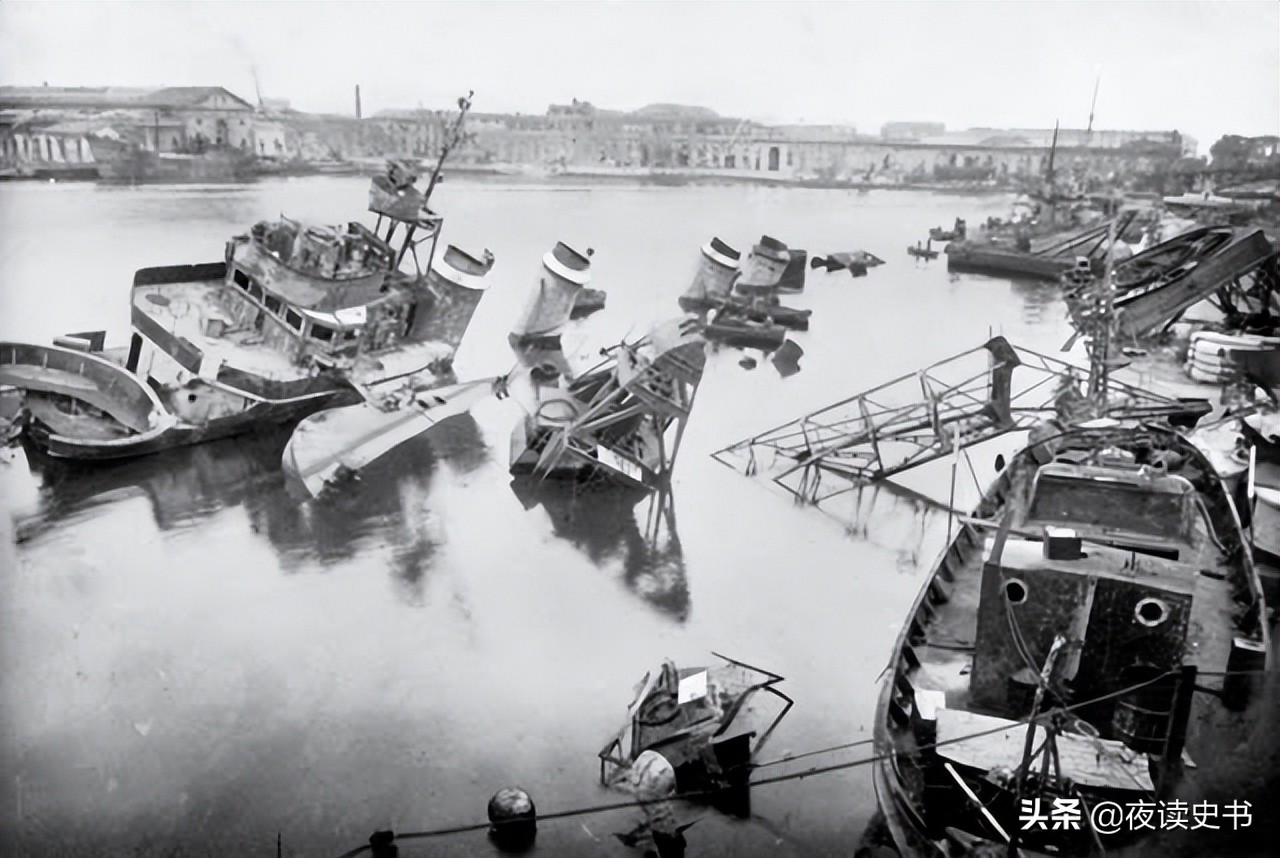 二战时期德国海军与英国海军相遇,法国海军和英国海军