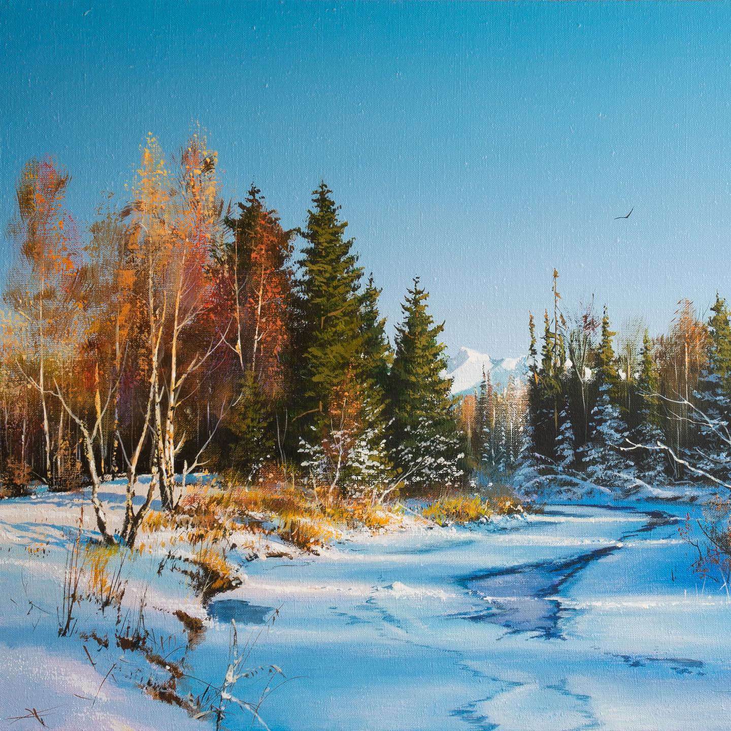 画家维克多风景画图片,维克多丙烯风景画颜料