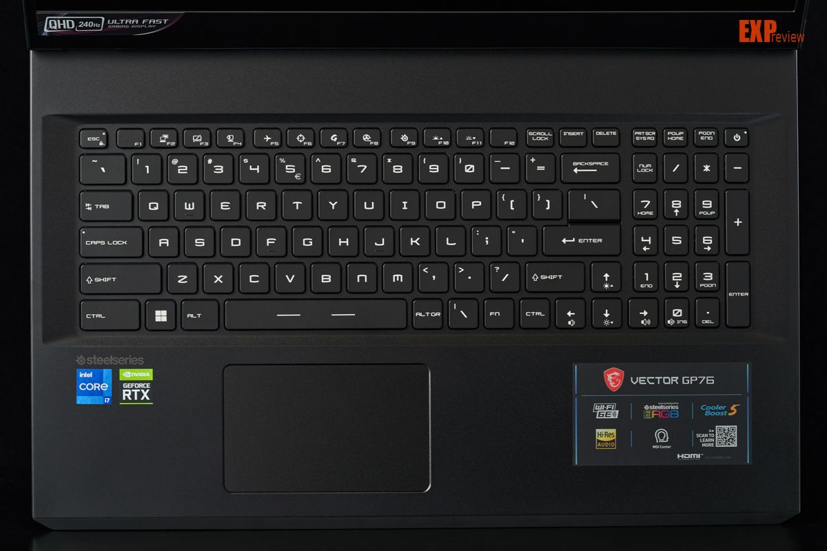 微星冲锋坦克ProGP76游戏本评测：光追战场的大火力输出位