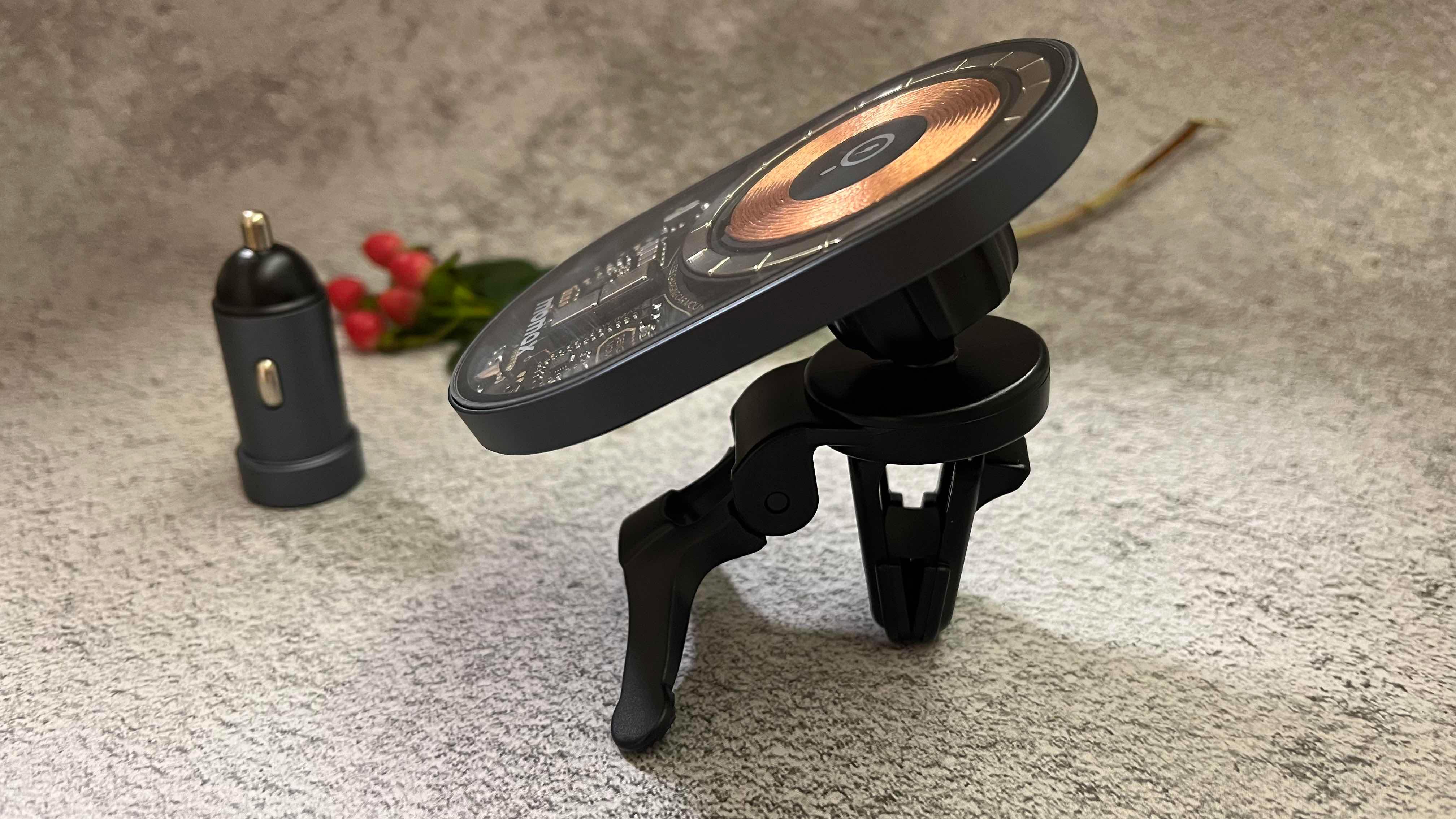 摩米士手机ipad支架,摩米士车载手机支架无线充电评测