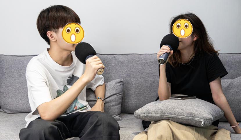 麦克风k歌专用可调混响,自带音箱无线k歌麦克风