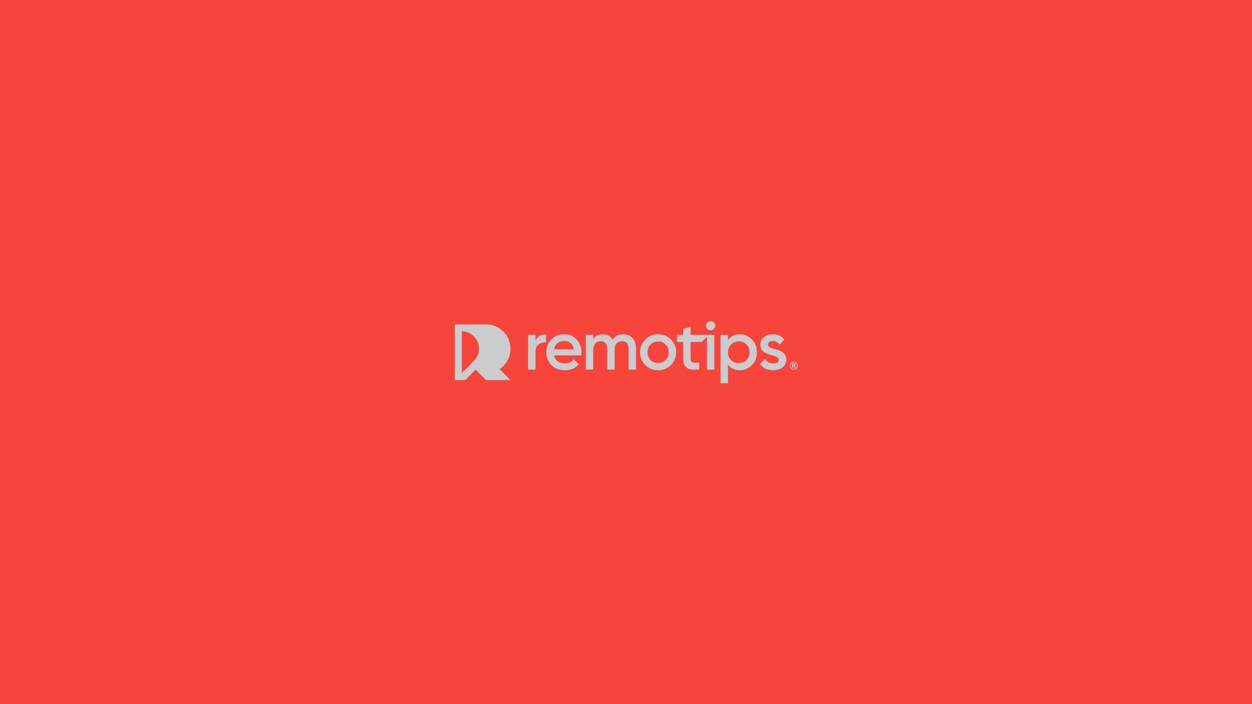 Remotips巴西境内外远程工作公司logo设计via:berrielbrands