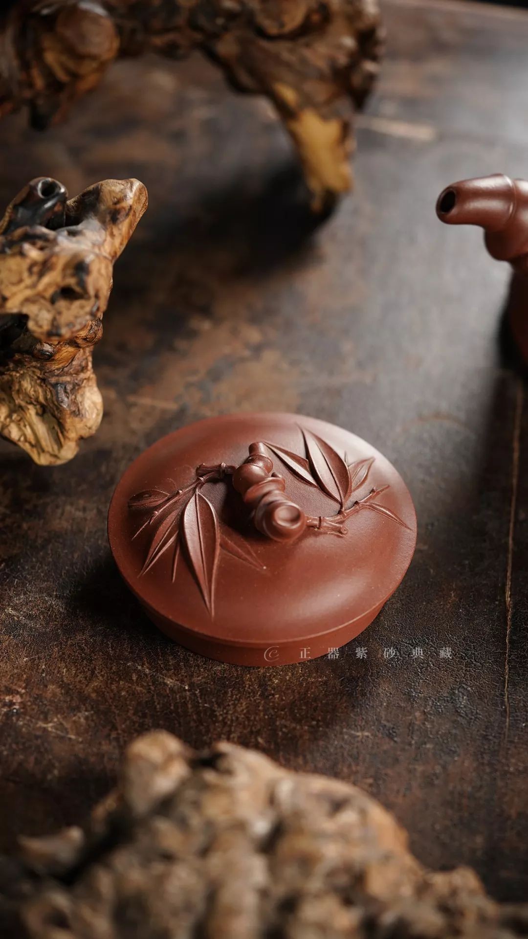 正器紫砂典藏,季益顺紫砂壶真品竹节系列