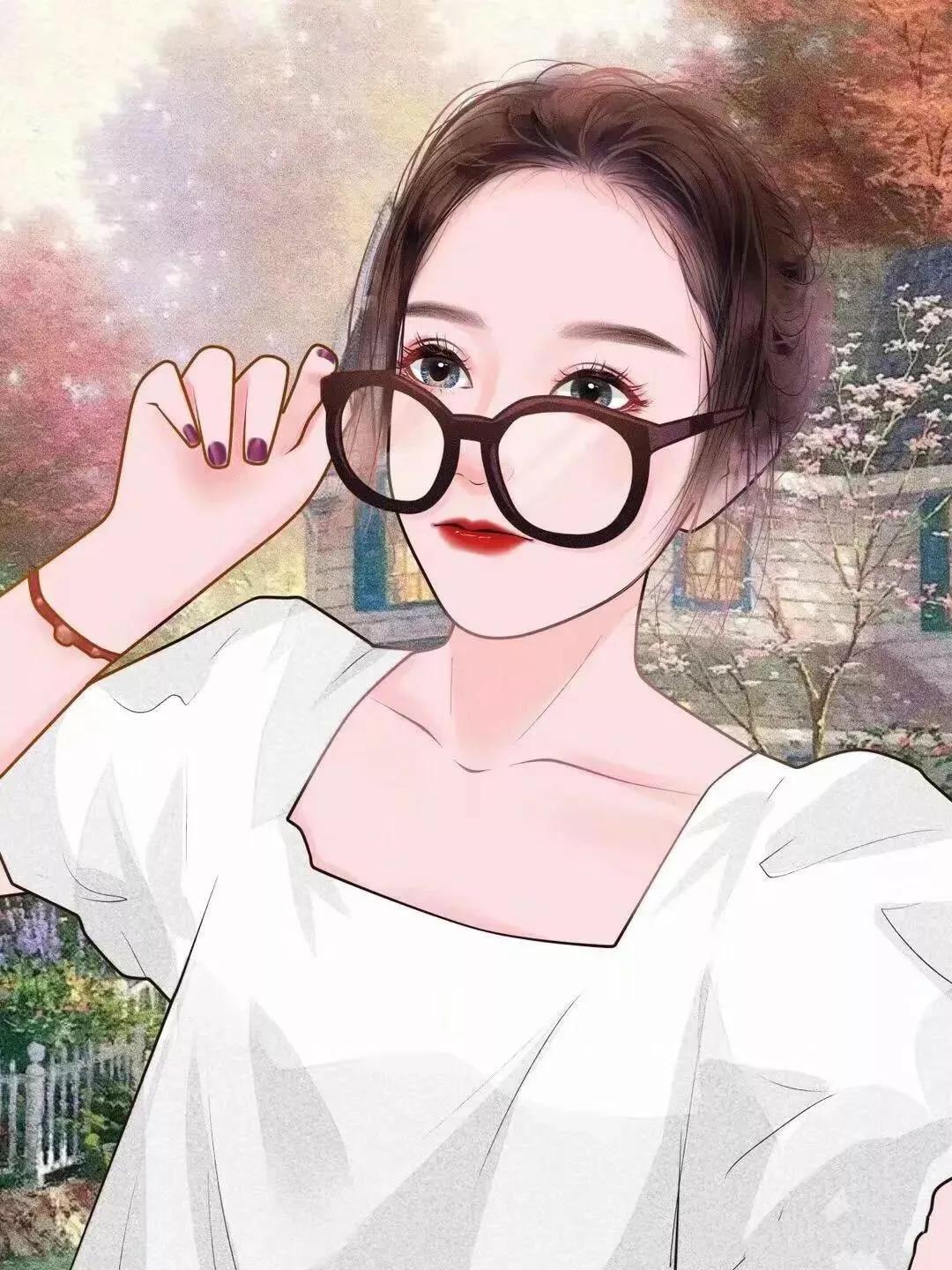 精致优雅女生手绘头像,知性优雅女人头像手绘女生