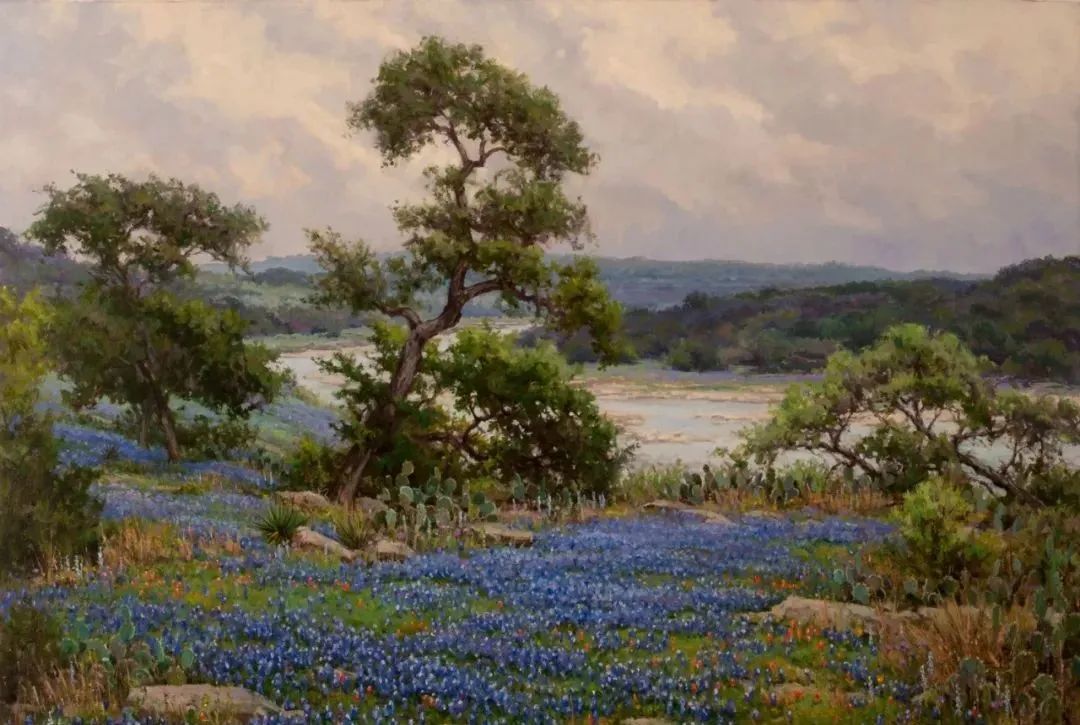 大师笔触生动的风景油画,视觉冲击力很强的风景油画图片