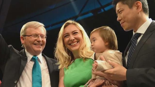 懂中文的西方领导陆克文：女儿在中国开网店，女婿是个华人