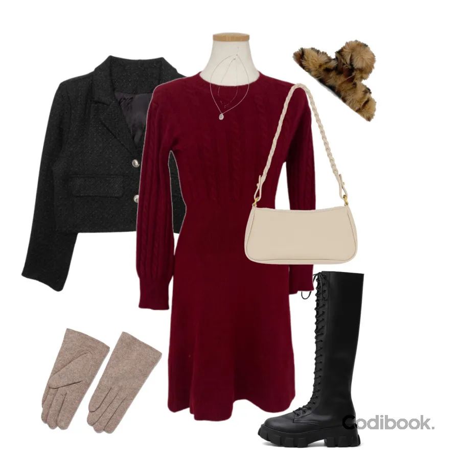 红色系穿搭过年成熟,红色系穿搭过年高级感