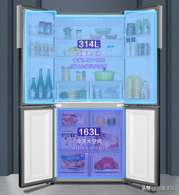 电冰箱十字门怎么选,十字门冰箱怎么挑选性价比高的