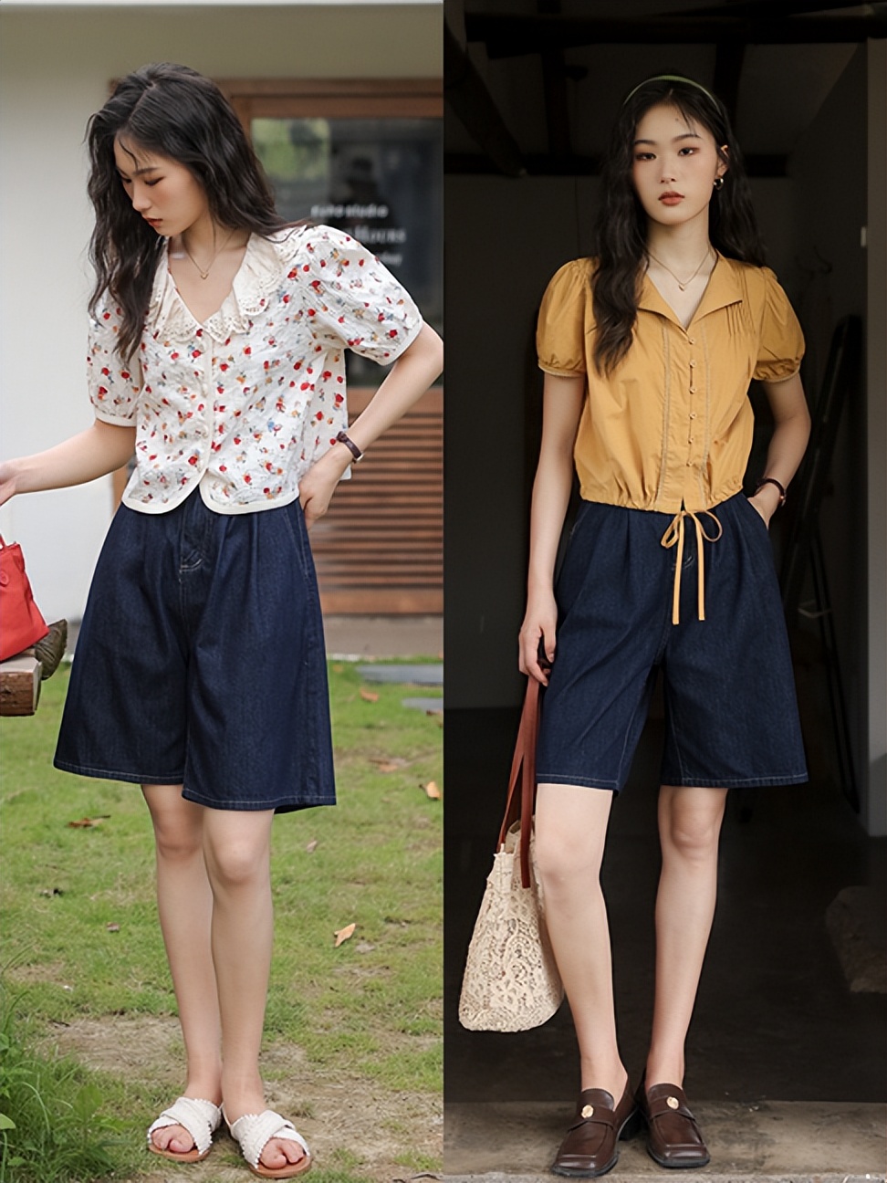 夏天该穿什么样的黑色短裤,穿什么短裤子显瘦夏季