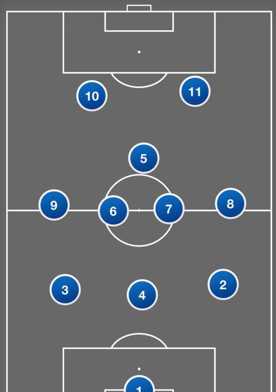 世界足坛十大战术,世界公认足球阵型