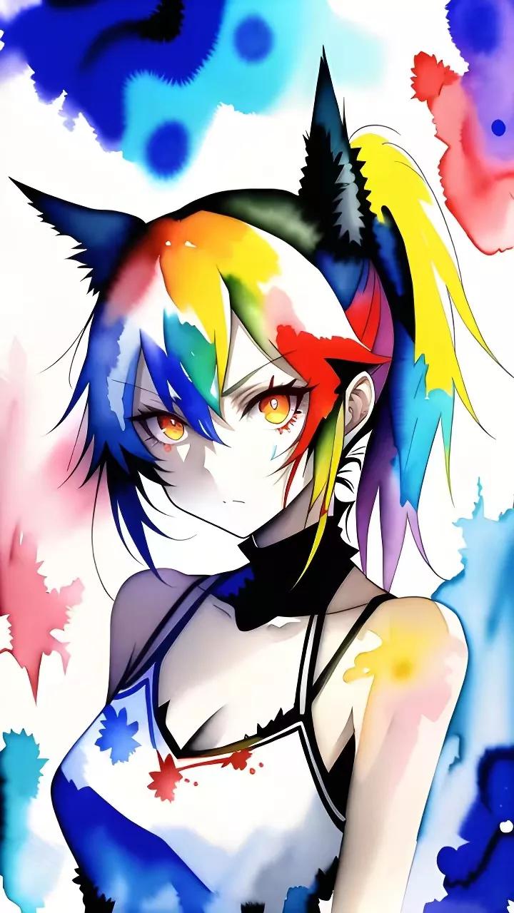 ai绘画美女二次元壁纸,ai绘画2.5d动漫女神壁纸