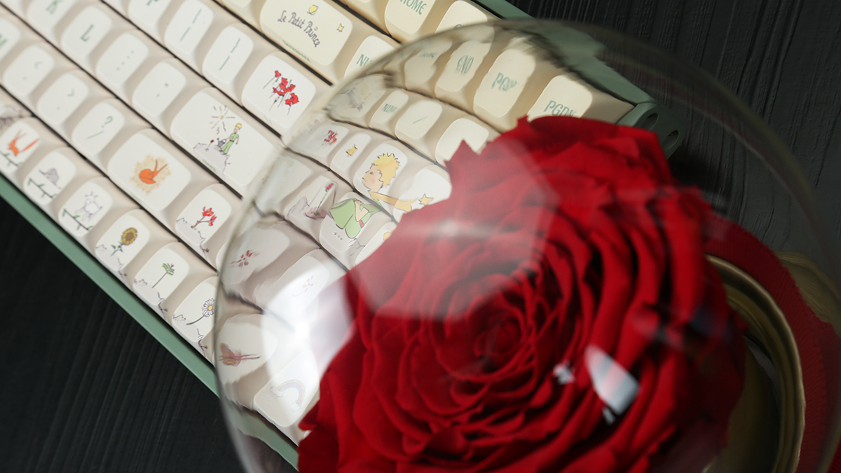 f87客制化机械键盘测评,iqunix玫瑰之约