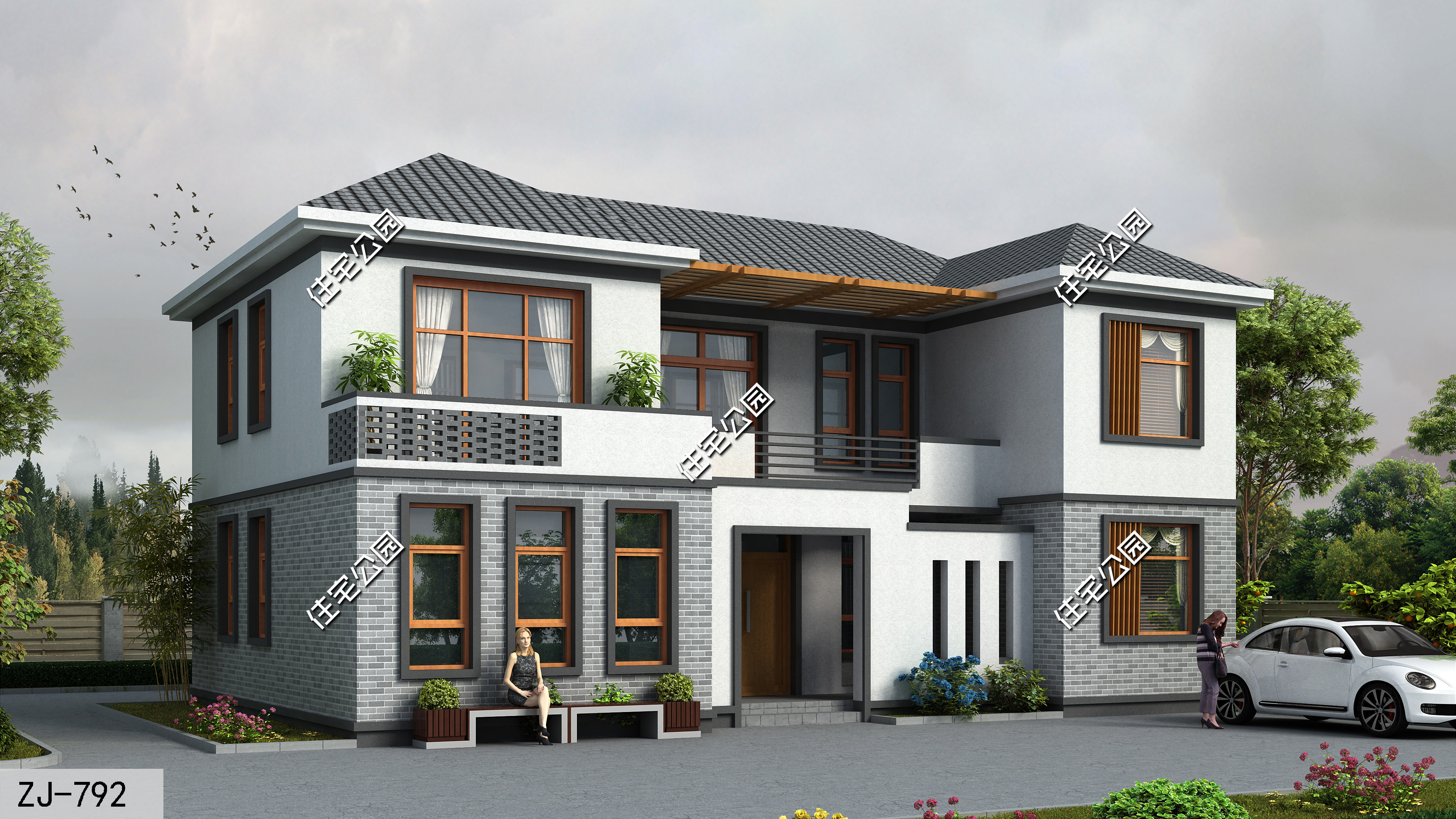 最实用农村二层自建房设计400平米,最实用农村二层自建房设计