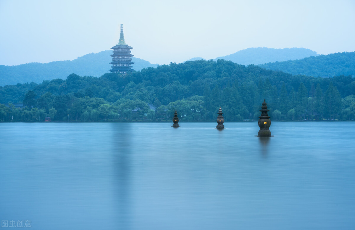 国庆西湖十景,国庆节的西湖风景区