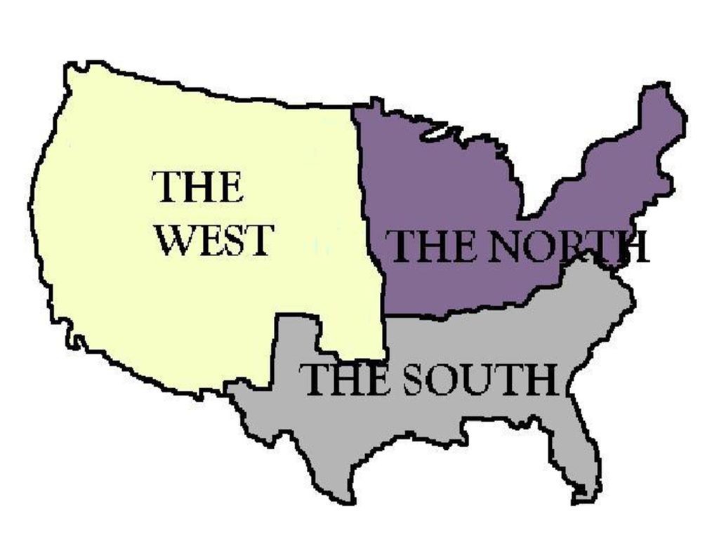 美国南北方实力对比,美国南北方差异地图