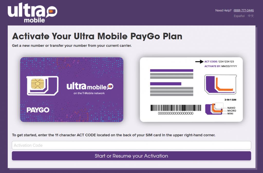 UltraMobile3美元月租Paygo套餐：目前市面上最强美国实体卡