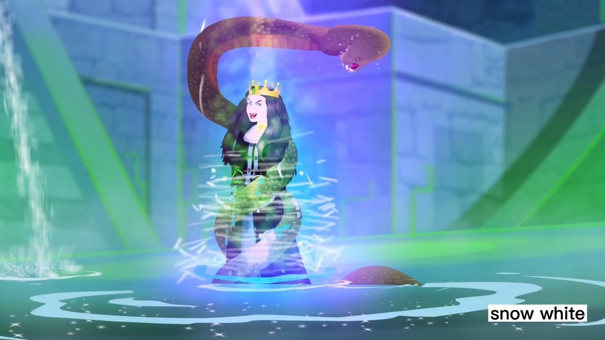 白雪公主中英绘本,格林童话故事绘本白雪公主