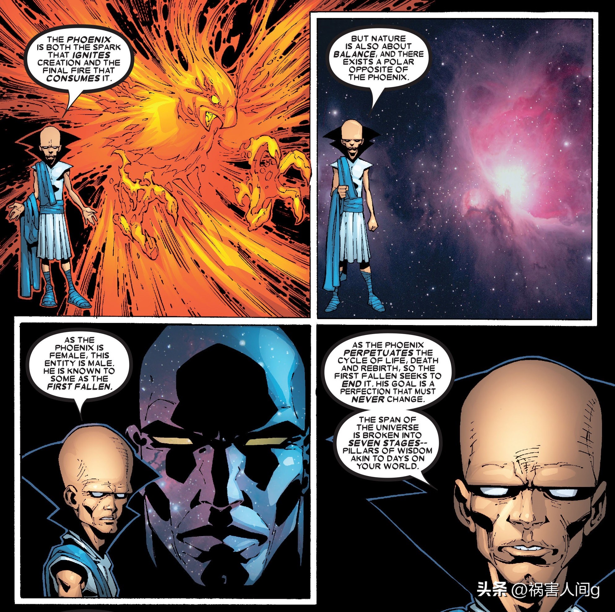 凤凰之力的对应物：初堕者、黑贝特、妖精之力、虎神和星鹰