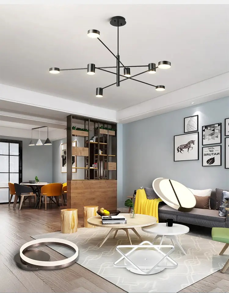 客厅灯饰选购技巧,客厅灯具怎么选好看又好处理