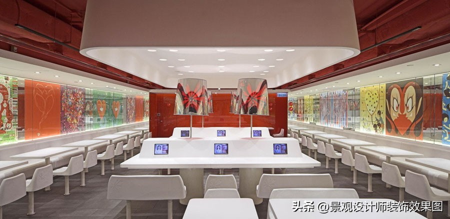 快餐厅设计图纸,快餐厅设计案例效果图