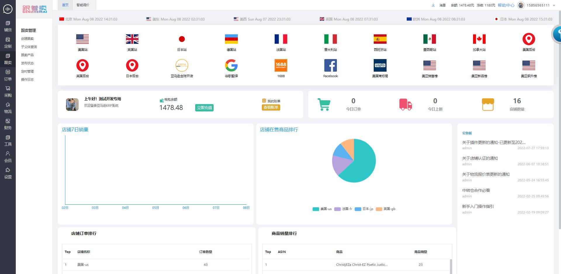 亚马逊erp店铺管理系统,亚马逊店铺erp教程培训