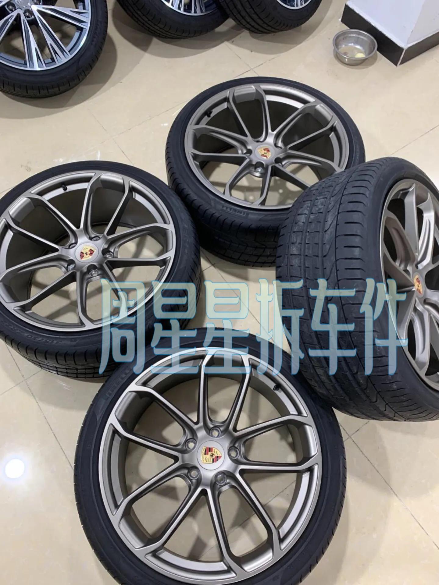 保时捷卡宴升级22寸原厂轮毂轮胎,保时捷卡宴原厂22寸轮毂改20寸