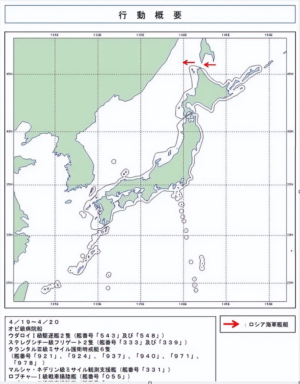 俄舰队在日本海演习,俄太平洋舰队进入日本海开展演习