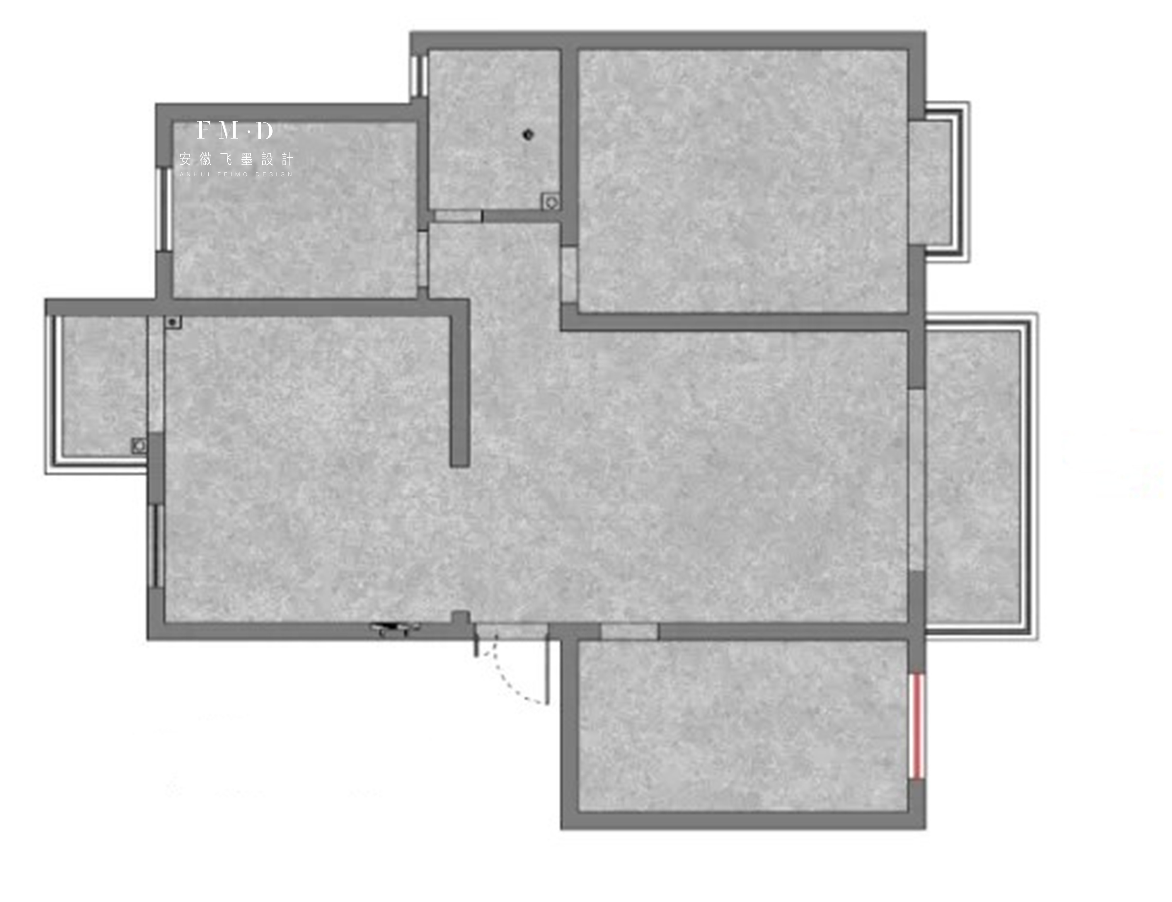客厅沙发墙打通设计,客厅改造书房学习区保留沙发电视