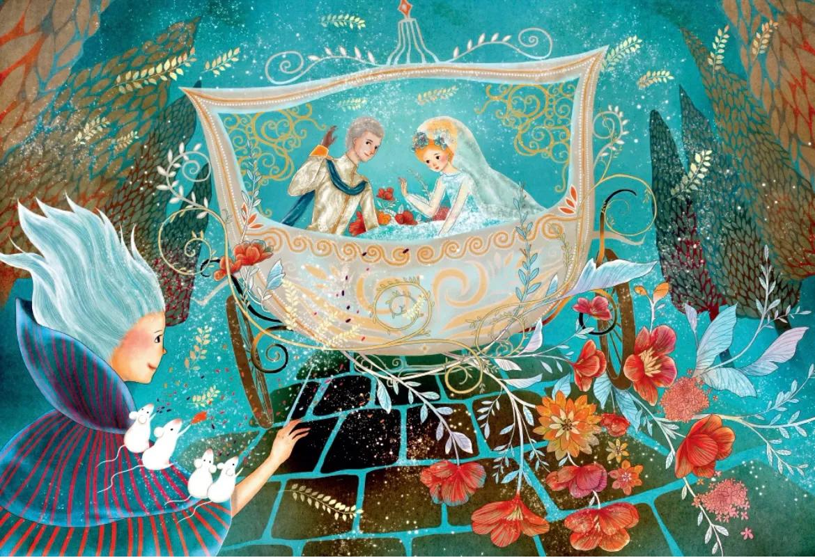 英语绘本6-12岁绘本灰姑娘,绘本3-6岁经典绘本灰姑娘