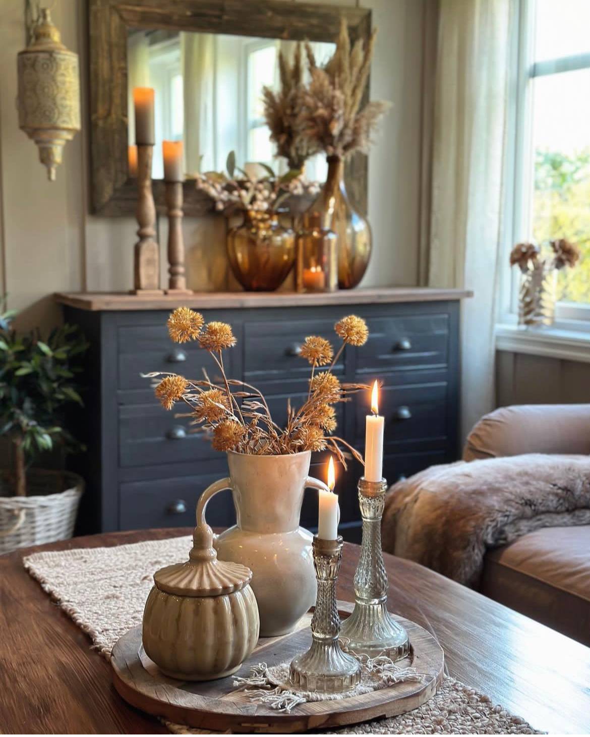 54岁挪威太太亲手布置家，改造旧家具自己做手工，不奢华却暖暖的