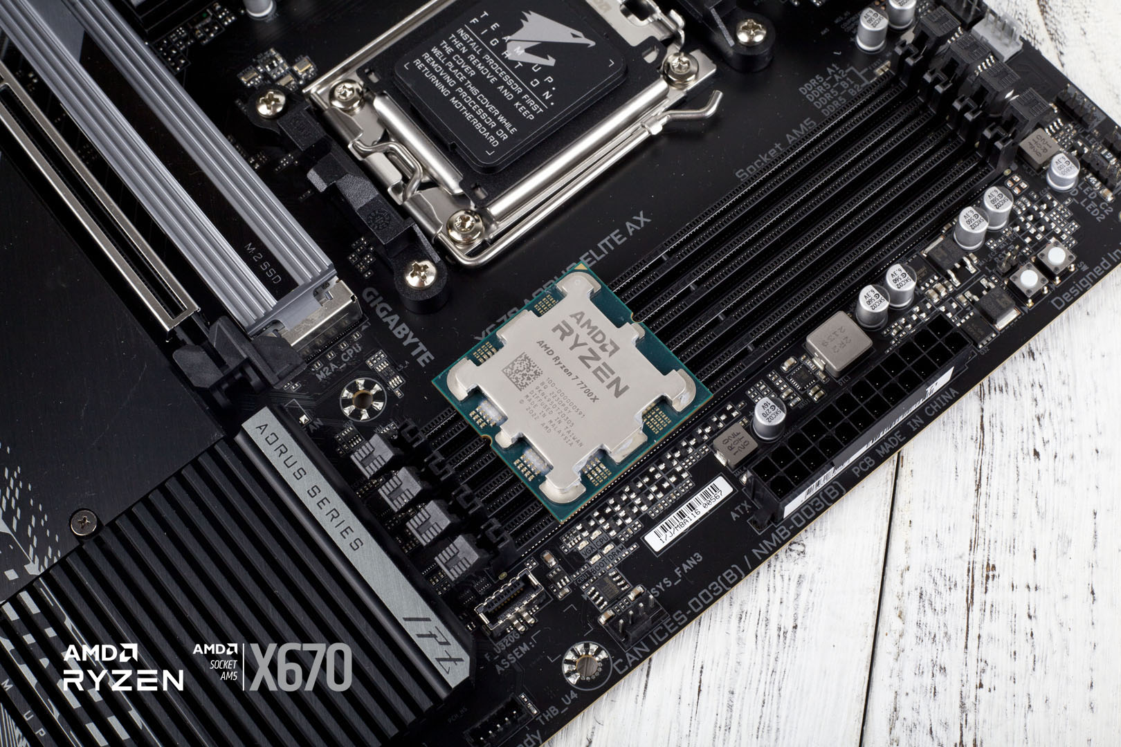 7000系列选配,技嘉x670小雕鉴赏