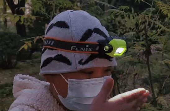 黄白光自由切换两用头灯,泛光和远射一体头灯