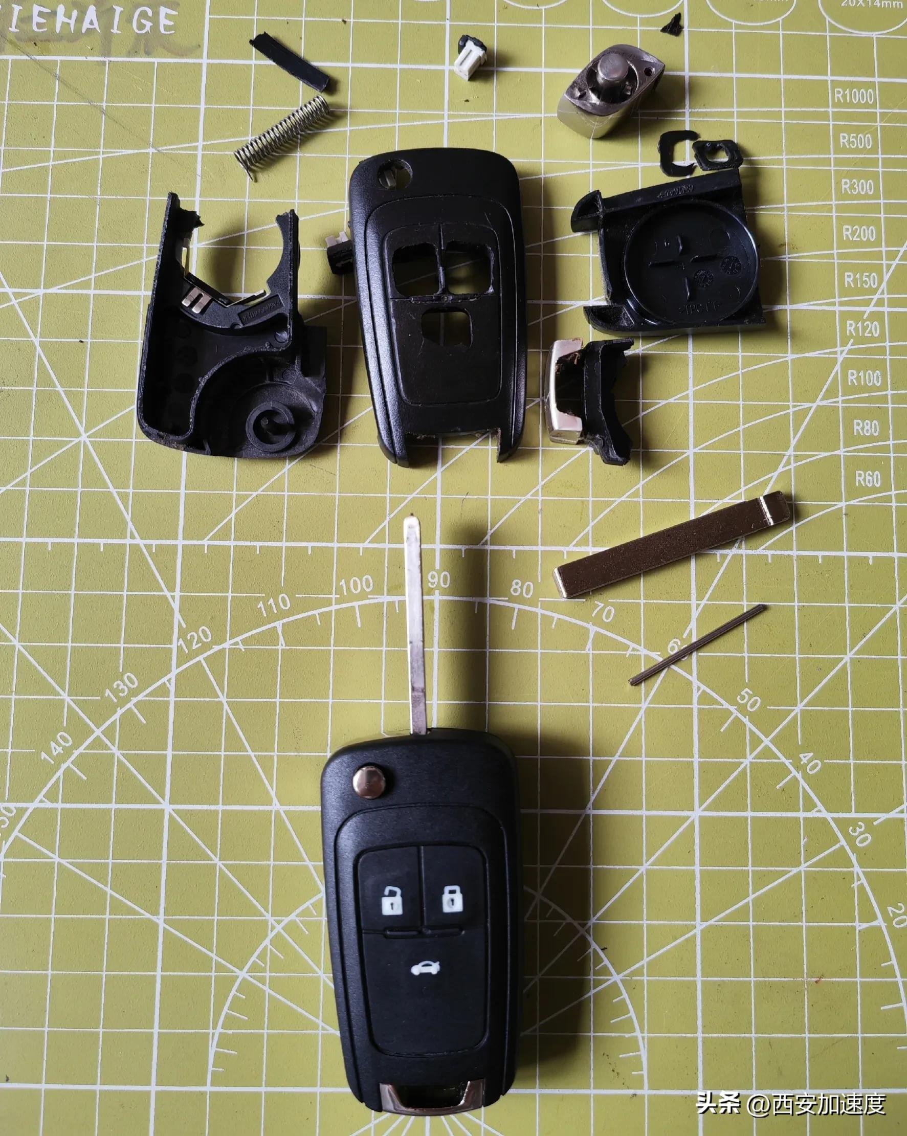 科鲁兹钥匙壳换新款外壳,雪铁龙世嘉钥匙怎么换外壳