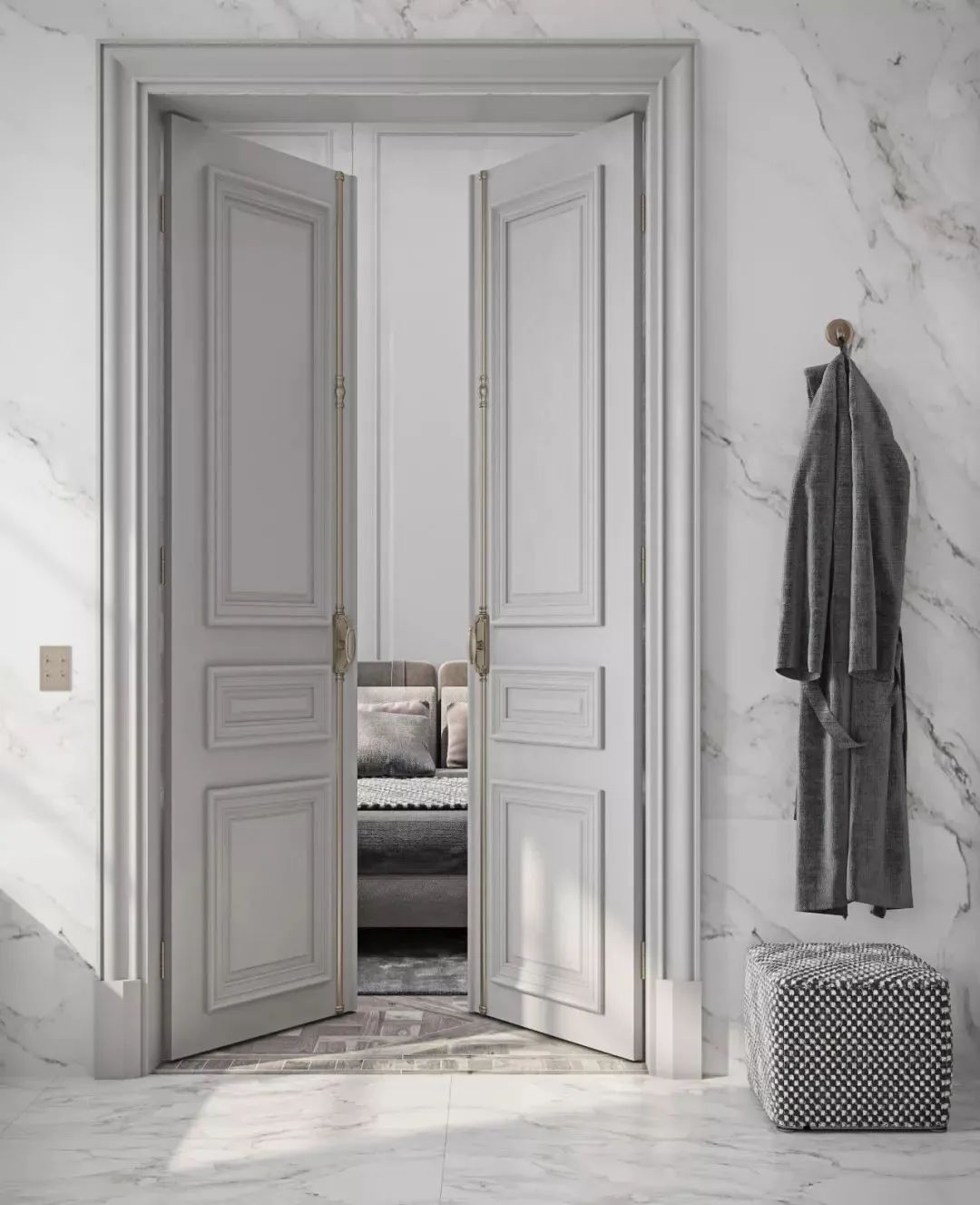 轻奢风格木门效果推荐,当下最流行的5大风格木门