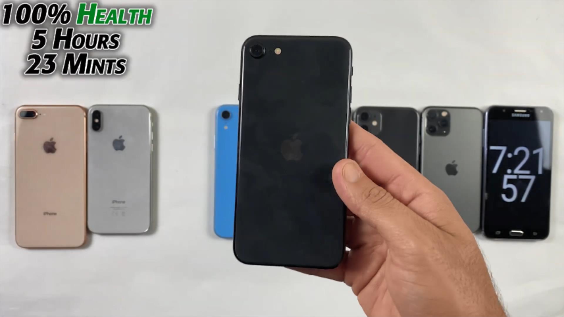 7部iPhone续航实测,升级iOS16.4.1,iPhone11第三,iPhone8+垫底