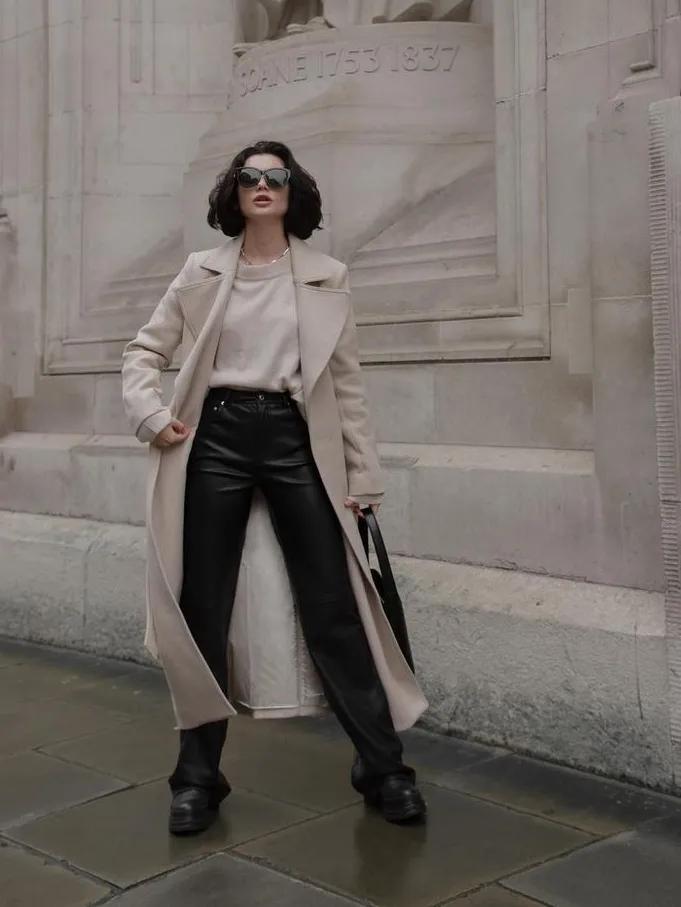 收藏大衣的方法和技巧,大衣穿搭150显高显气质