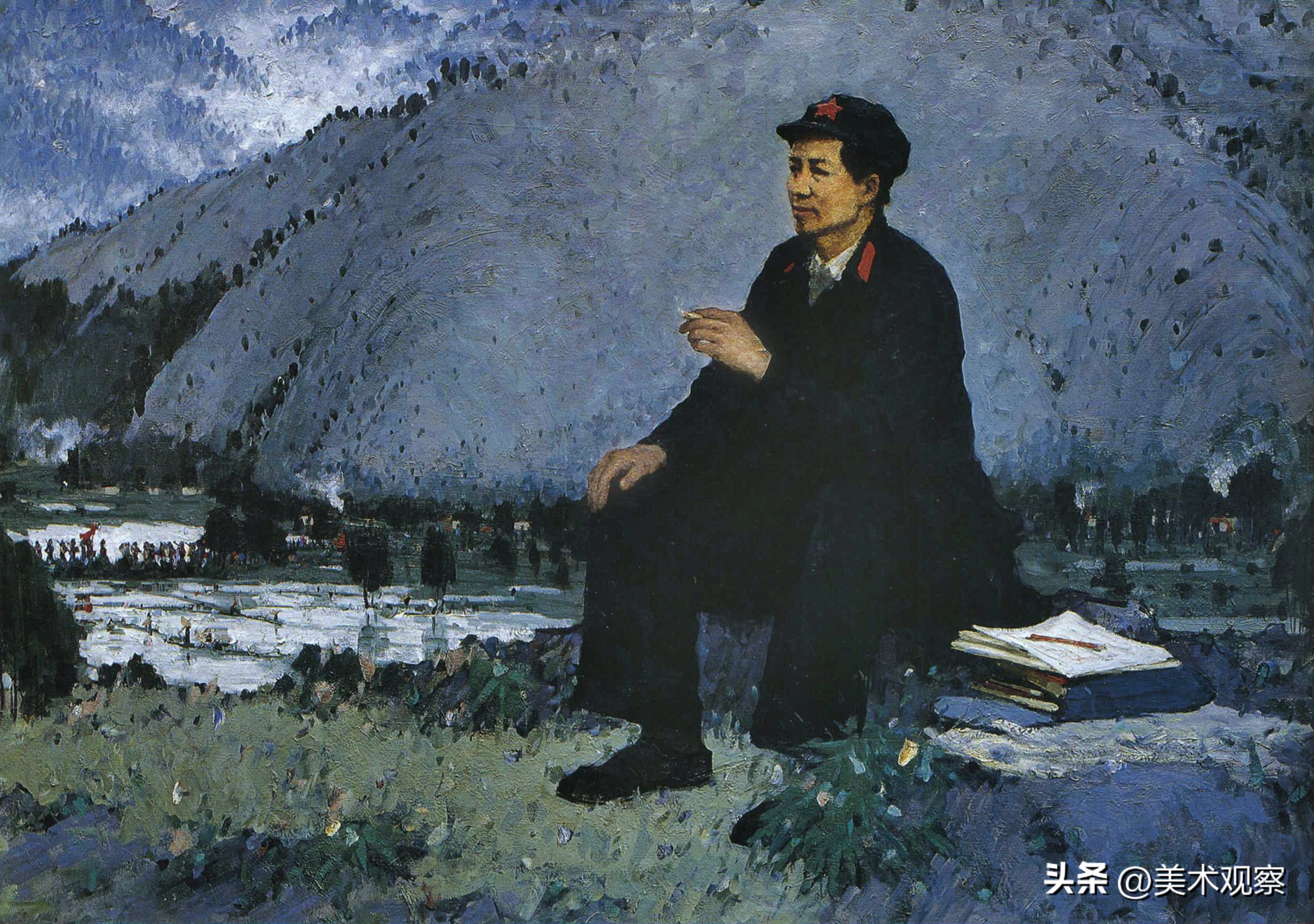 60-80年代的革命山水画,中国风景画的历史