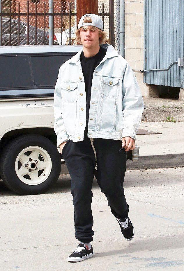 贾斯汀比伯外套牛仔,比伯同款外套fog牛仔