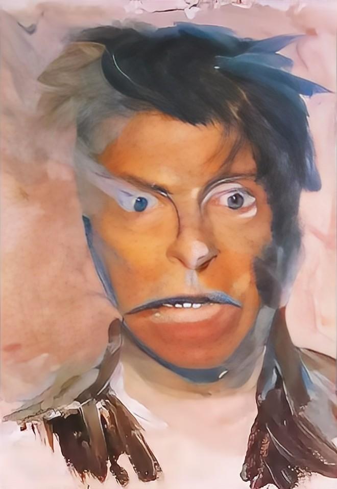 大卫鲍伊时尚风格,大卫鲍伊和妻子伊曼