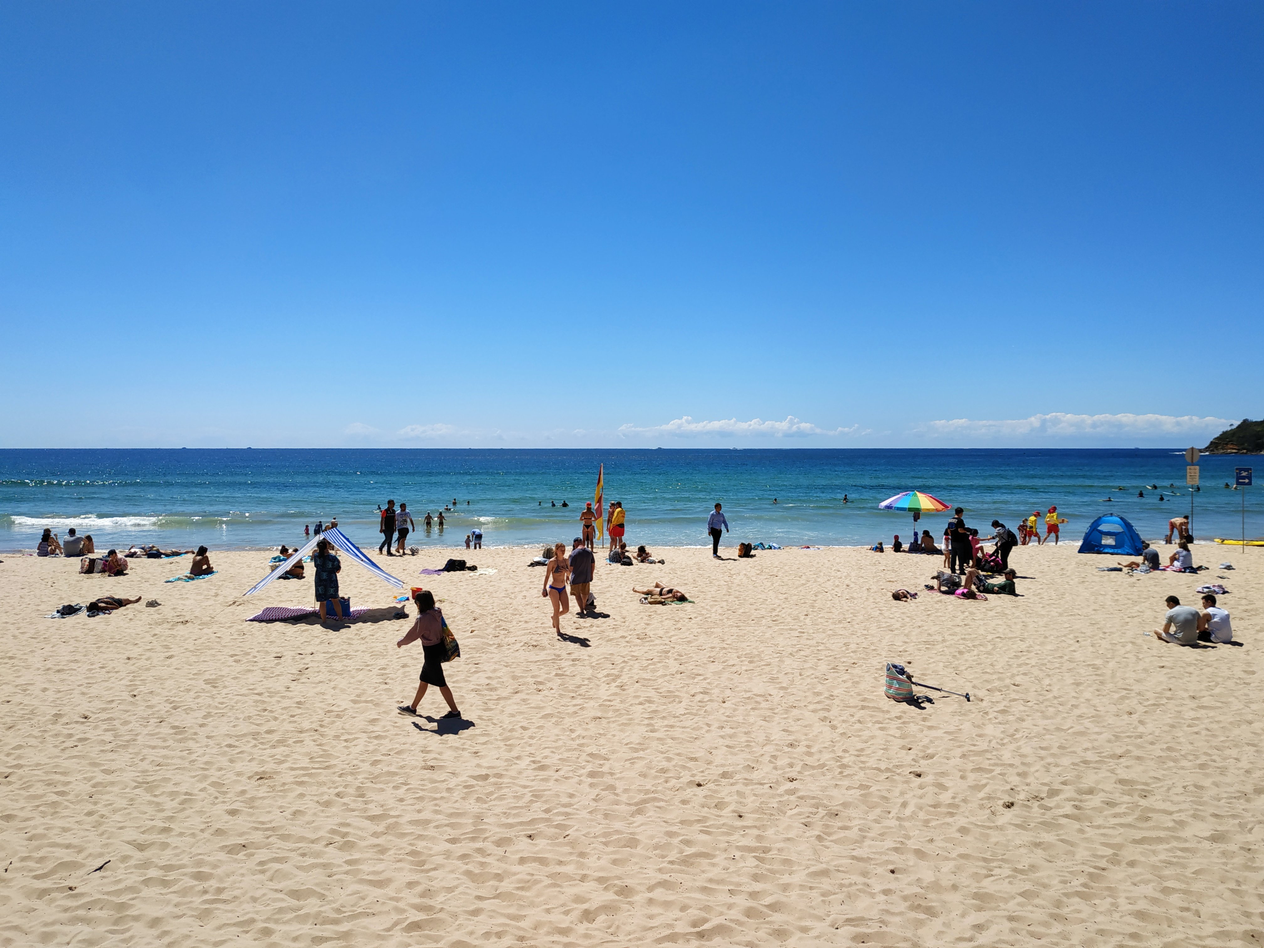 曼利海滩风景图片,著名的曼利海滩
