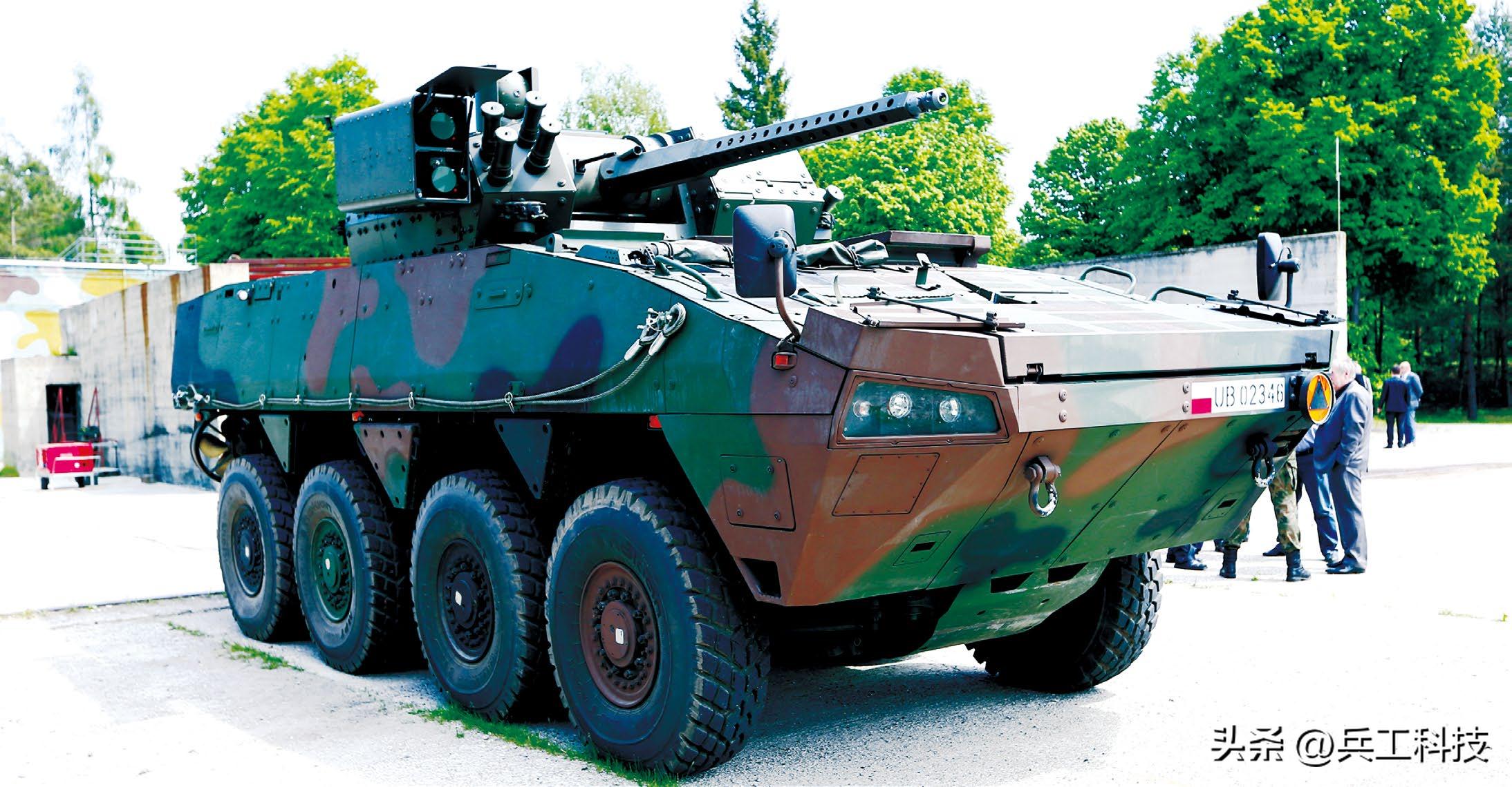 罗索马克步兵战车,波兰轮式装甲车